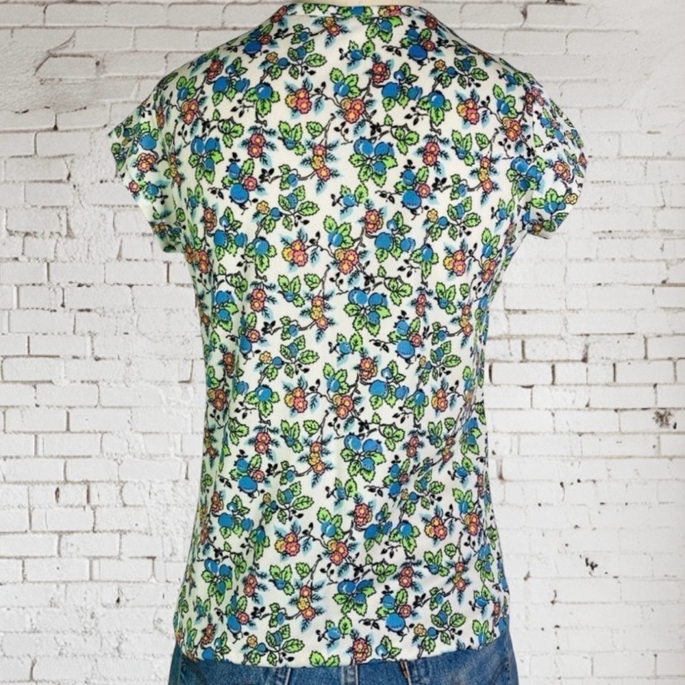 🚨LAST CHANCE Vintage Floral Top 60s - Picture 3 of 3